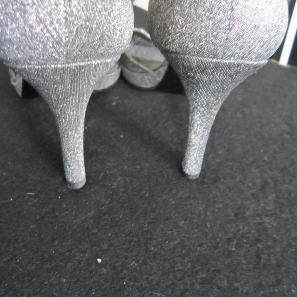 MICHELLE D - Silver/Charcoal Grey - Evening Shoes - Picture 7 of 7